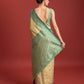 Monjolika Fashion Glamour And Tradition With This Beige Color Zari Woven Banarasi Tissue Silk Saree | Swadesiicart