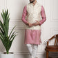 Sojanya Ethnic Motifs Regular Kurta With Churidar & With Nehru Jacket | Swadesiicart