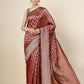 Kalini Ethnic Motifs Woven Design Zari Banarasi Saree | Swadesiicart