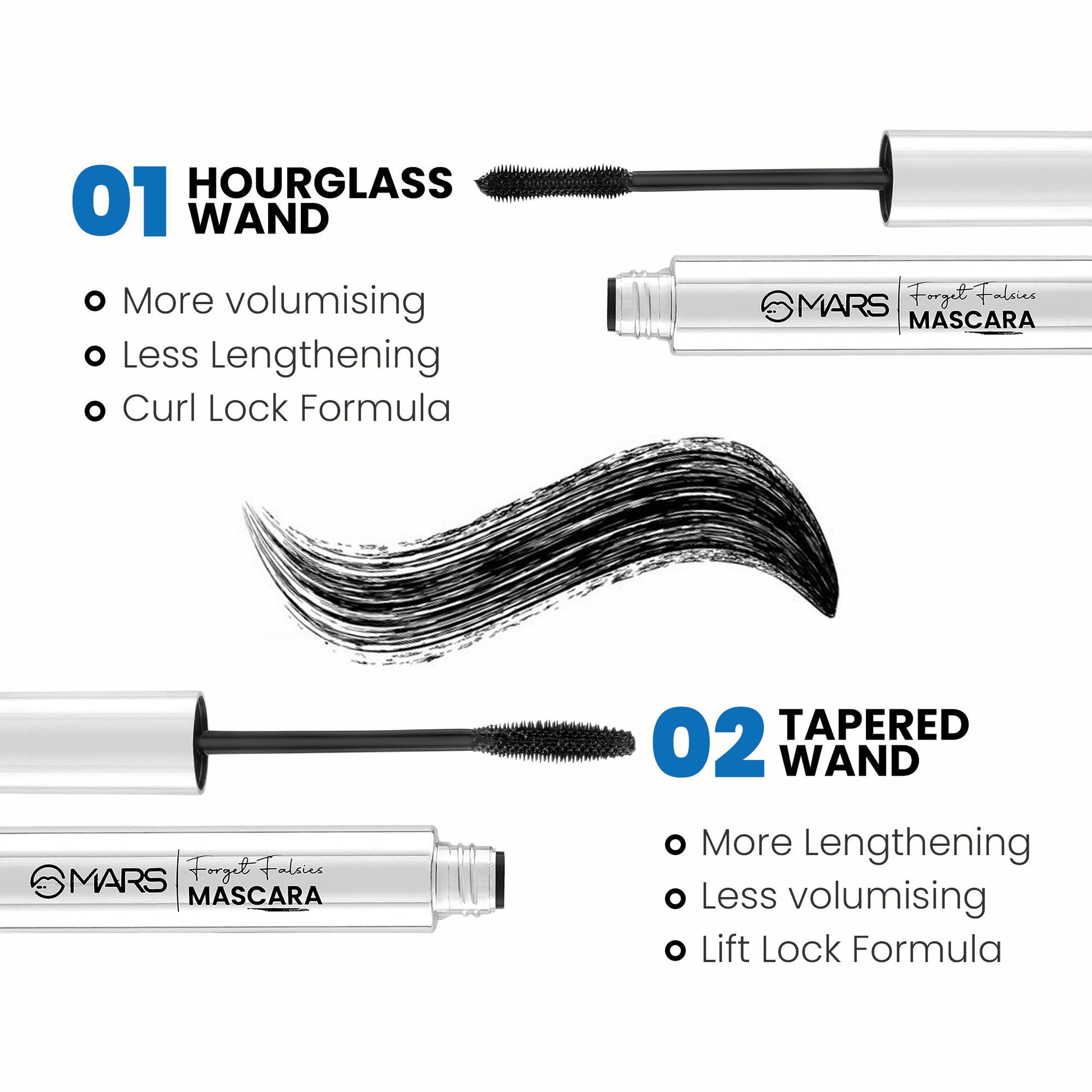 MARS Cosmetics Forget Falsies Mascara - 2 - Swadesiicart