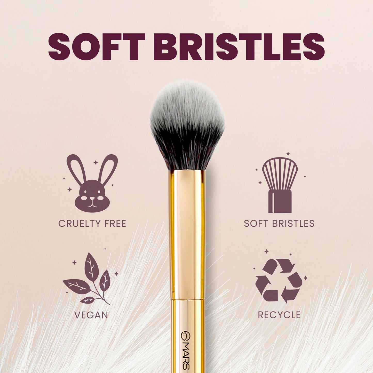 MARS Cosmetics Artist's Arsenal Powder Brush - Swadesiicart