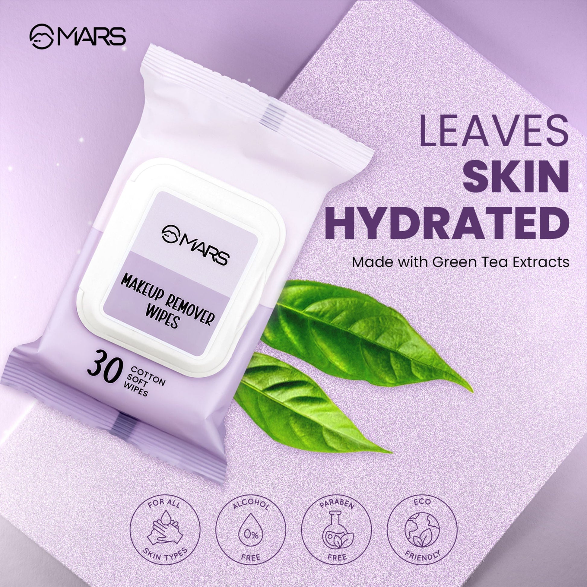 MARS Cosmetics Makeup Remover Wet Wipes - Swadesiicart
