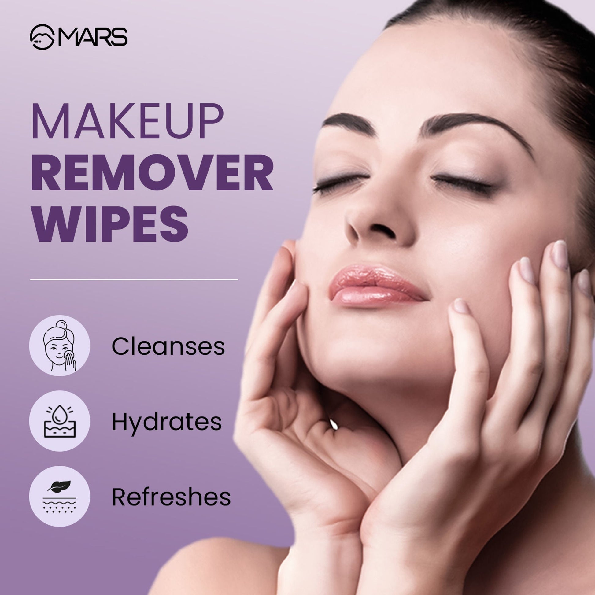 MARS Cosmetics Makeup Remover Wet Wipes - Swadesiicart