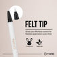 MARS Cosmetics City Stroke Charming Eyes Liquid Eyeliner - 01 White - Swadesiicart