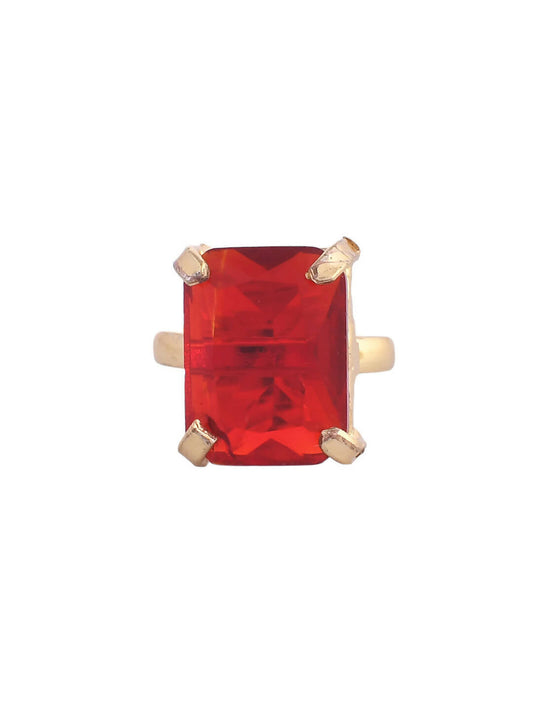 VOJ Women Gold Color stainless steel Ring - VOJ (Valley Of Jewellery)