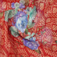 Shades of Tomato Mix Orange Colour Floral Design Semi Chanderi Saree By Gayathri Reddy Designer Studio | Swadesiicart
