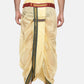 Sethukrishna Men Beige Solid Dhoti Pant | Swadesiicart