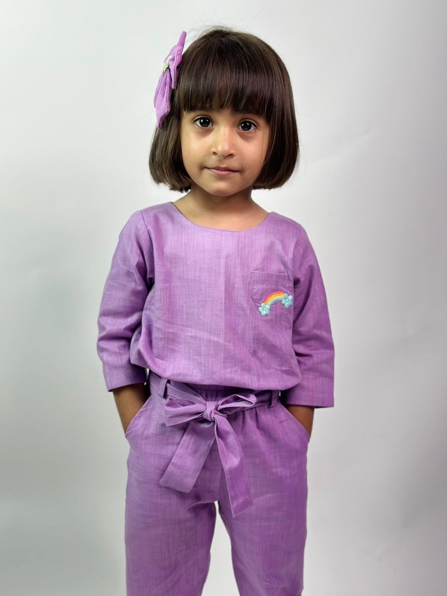 ArthLife Lilac Rainbow Co-Ord Set - Swadesiicart