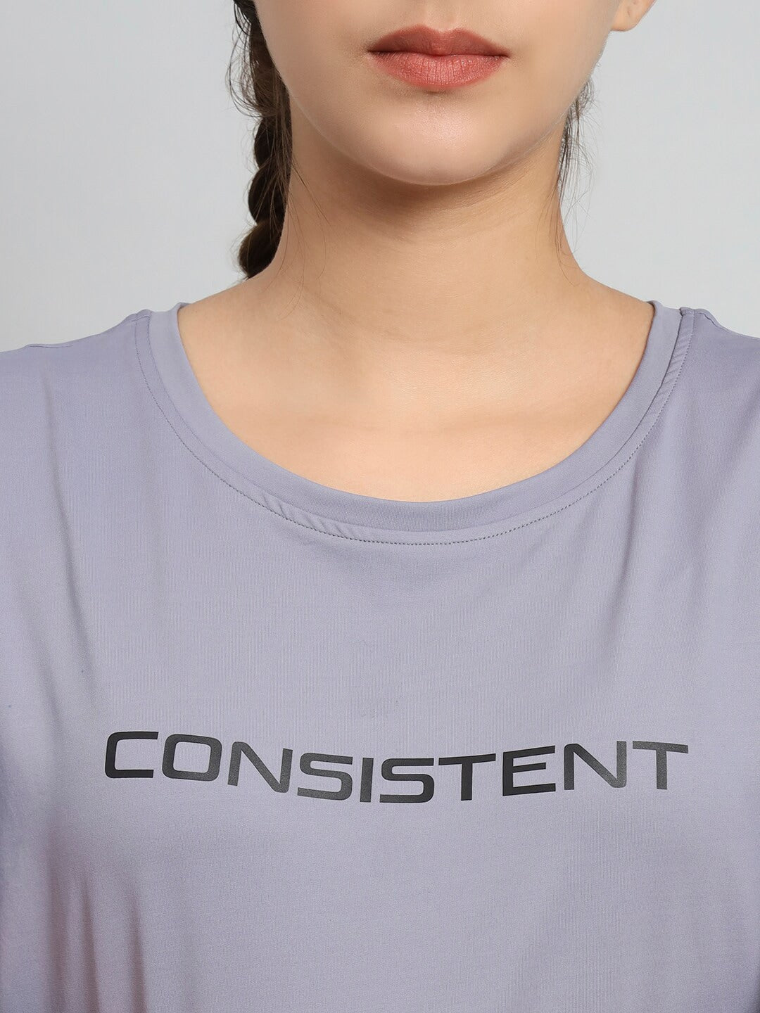 MKH Typography Printed Extended Sleeves Relaxed Fit Dri-FIT T-shirt - Swadesiicart