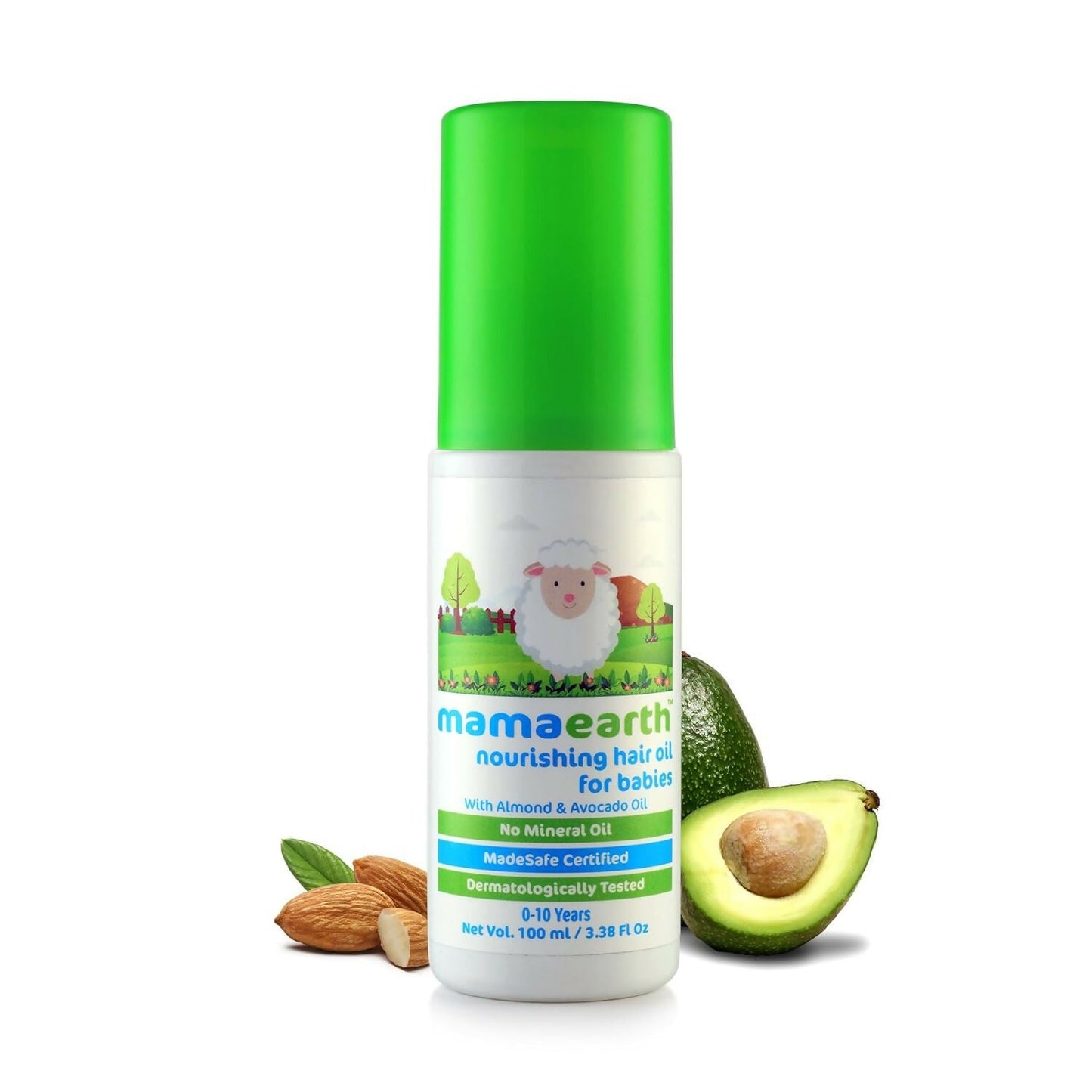 Mamaearth Nourishing Hair Oil & Dusting Powder & Gentle Cleansing Baby Shampoo