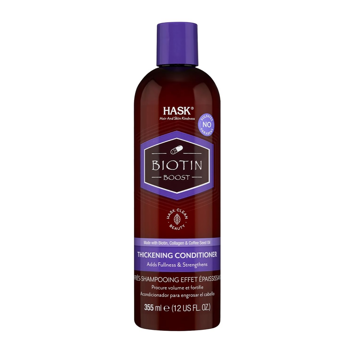 HASK Argan Oil Biotin Boost Thickening Conditioner | Swadesiicart
