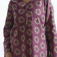 Breathables Wine Butta Print Cotton Kurta & Pants Set