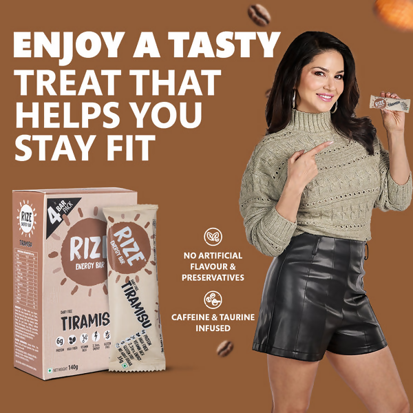Rize Energy Bar Tiramisu - Swadesiicart