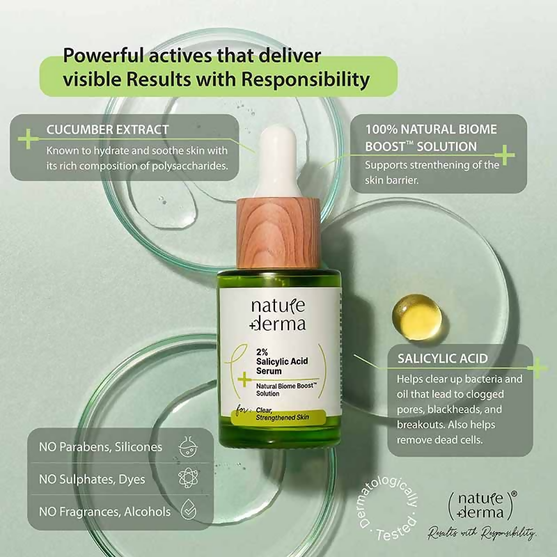 Nature Derma 2% Salicylic Acid Serum | Swadesiicart