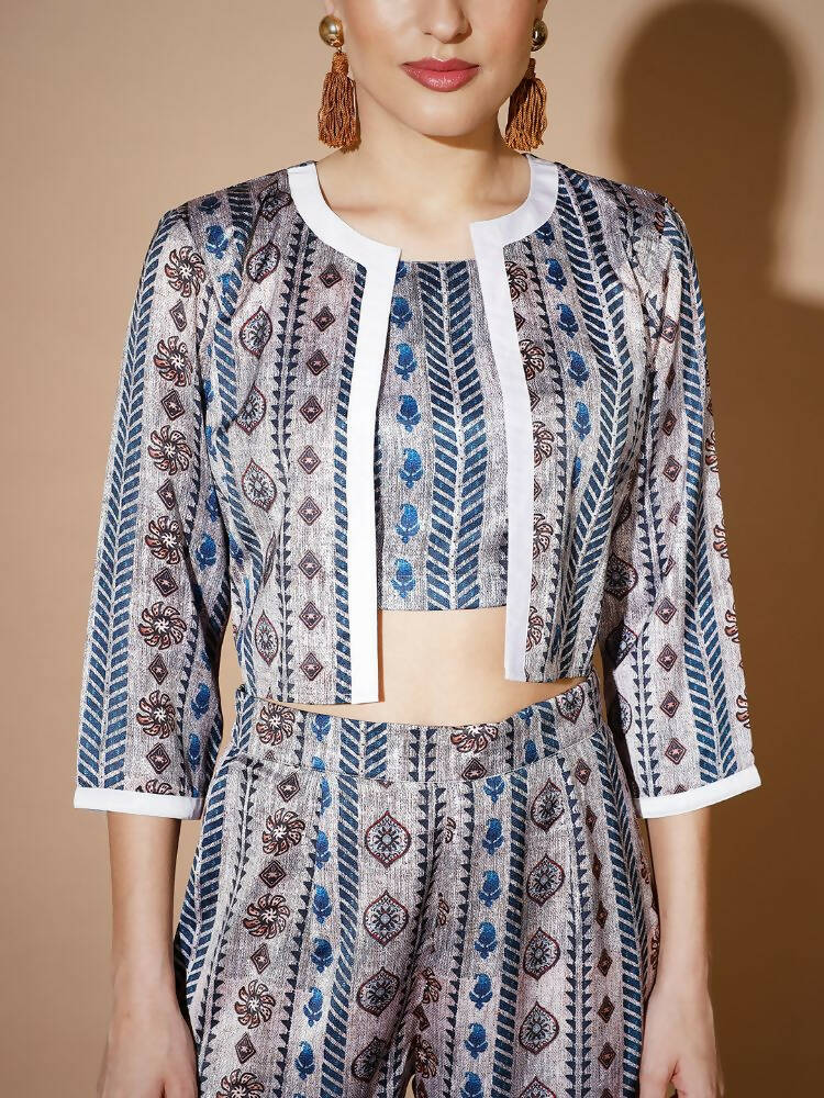 Myshka Multi Printed Co-Ords For Women - Swadesiicart