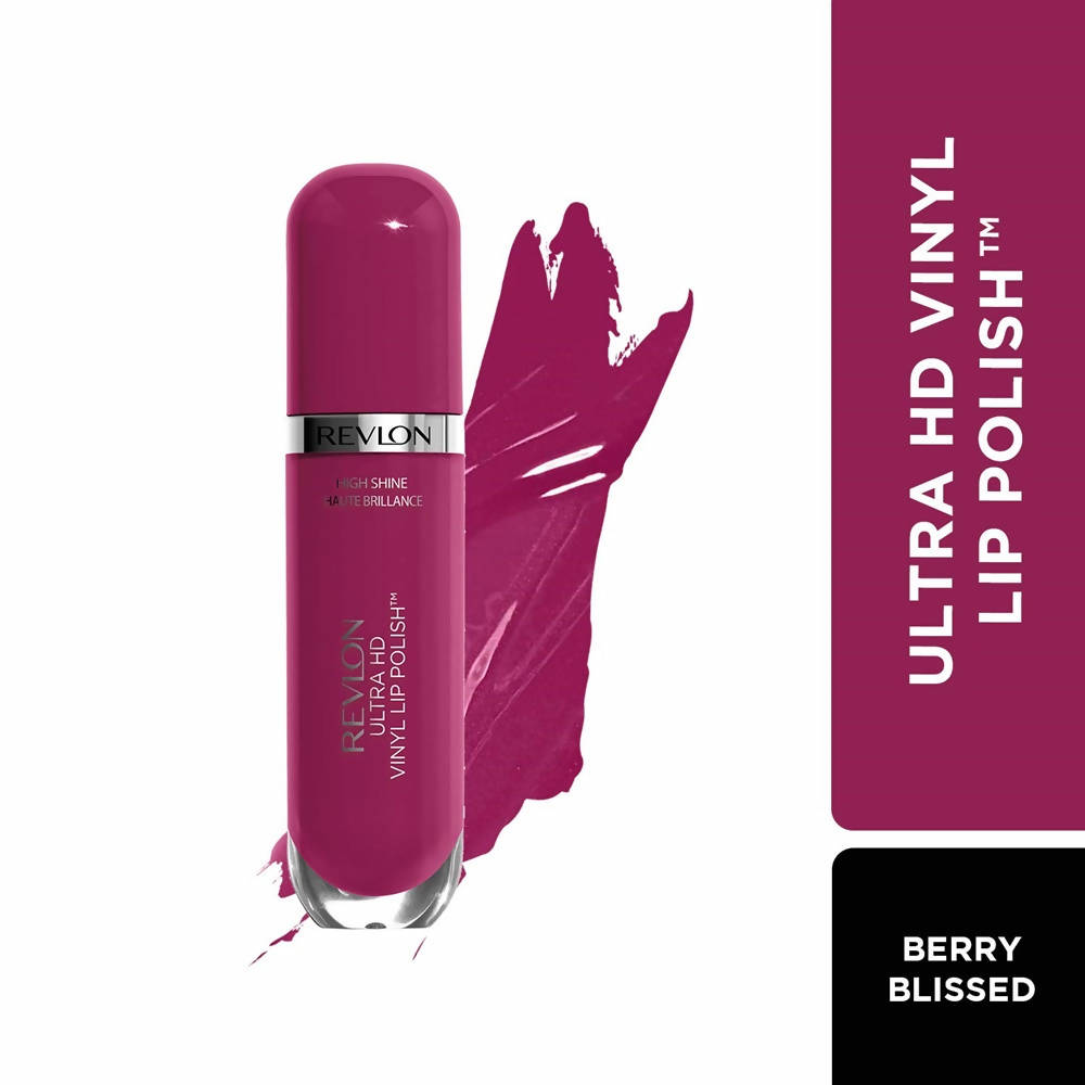 Revlon High Shine Haute Brillance Ultra Hd Vinyl Lip Polish - Berry Blissed - Swadesiicart