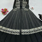 Jyoti Fashion Women's Black Faux Georgette Sequins with Thread Embroidered Designer Lehenga Choli with Shrug Set | Swadesiicart