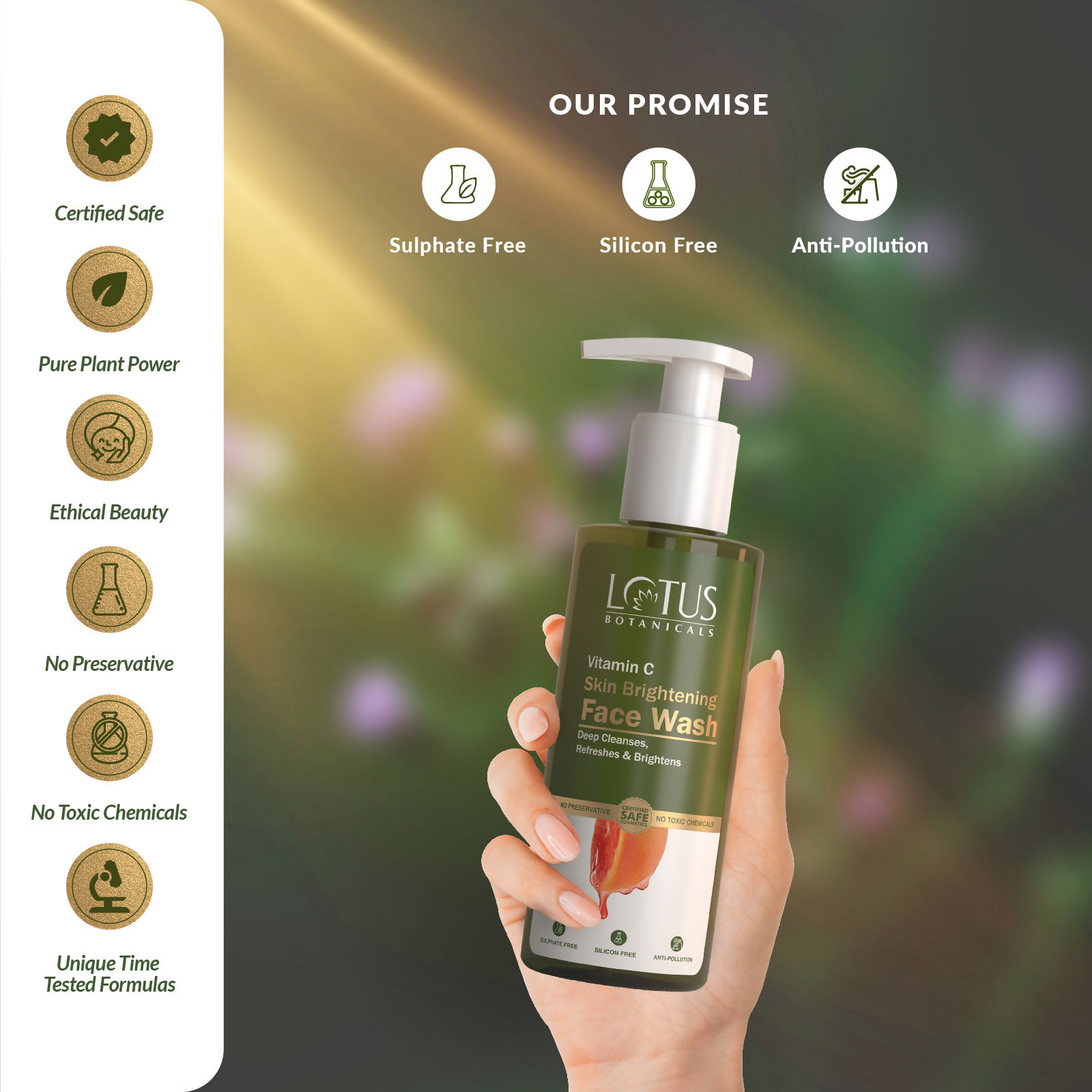 Lotus Botanicals Skin Brightening Face Wash | Swadesiicart