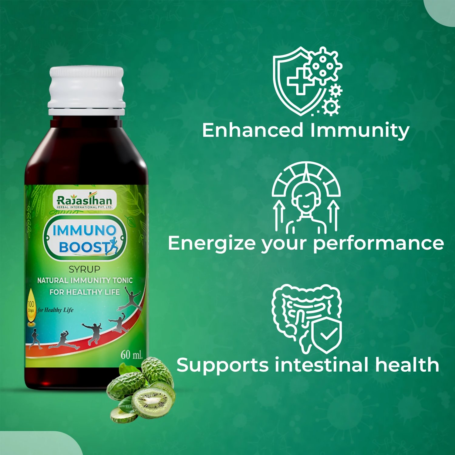 Rajasthan Herbals Immuno Boost Syrup | Swadesiicart