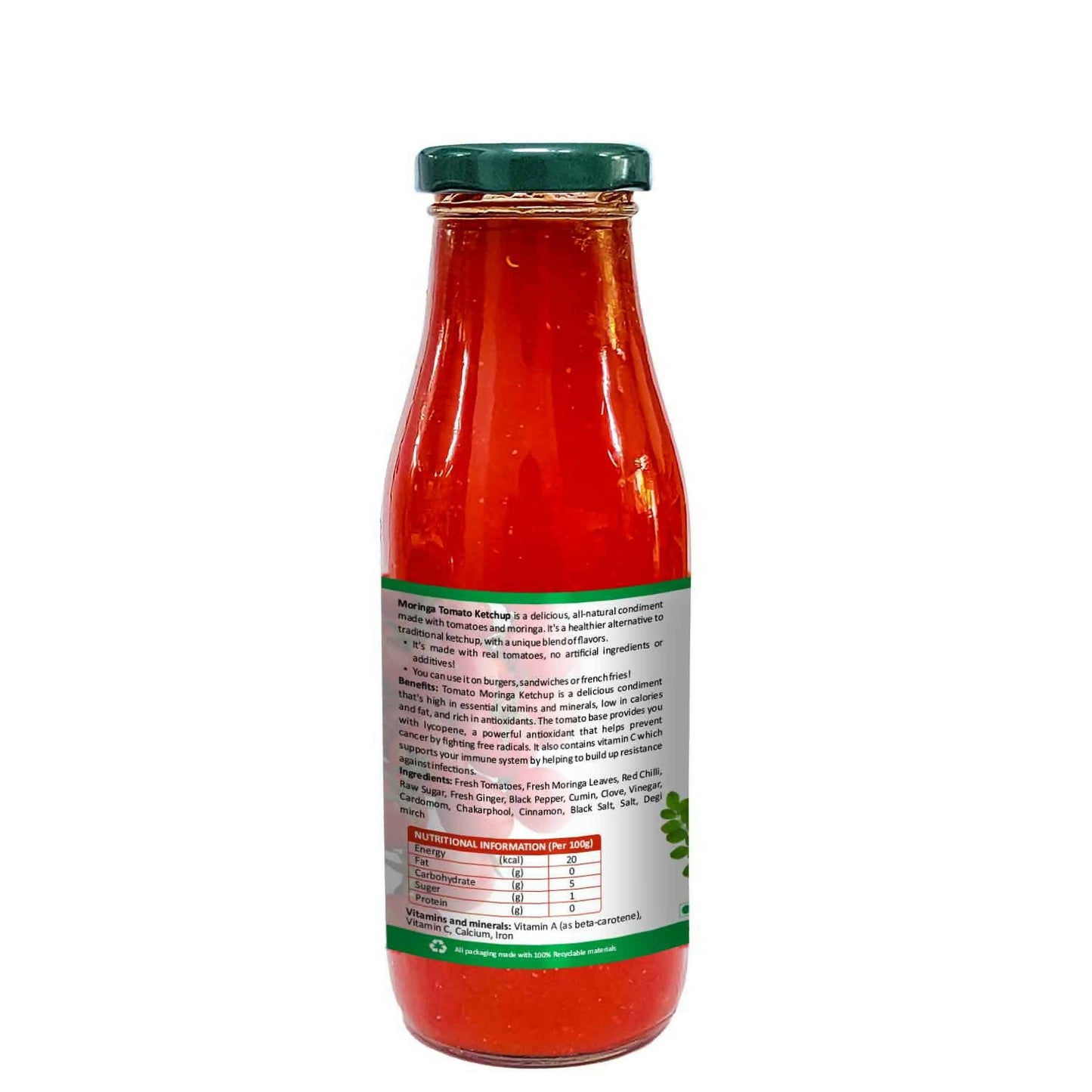 Organic Wellness Moringa Tomato Ketchup - Swadesiicart