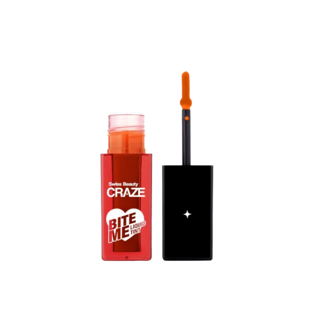 Swiss Beauty Craze Bite Me Liquid Tint - 1 Juicy Peach | Swadesiicart