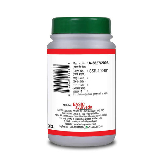 Basic Ayurveda Smriti Sagar Ras Tablets Online