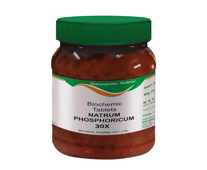 Bio India Homeopathy Natrum Phosphoricum Biochemic Tablets | Swadesiicart