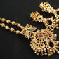 Multicolor Peacock Pendant Necklace Set - Swadesiicart