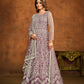 Anaita Lavender Embroidered Net Anarkali Suit
