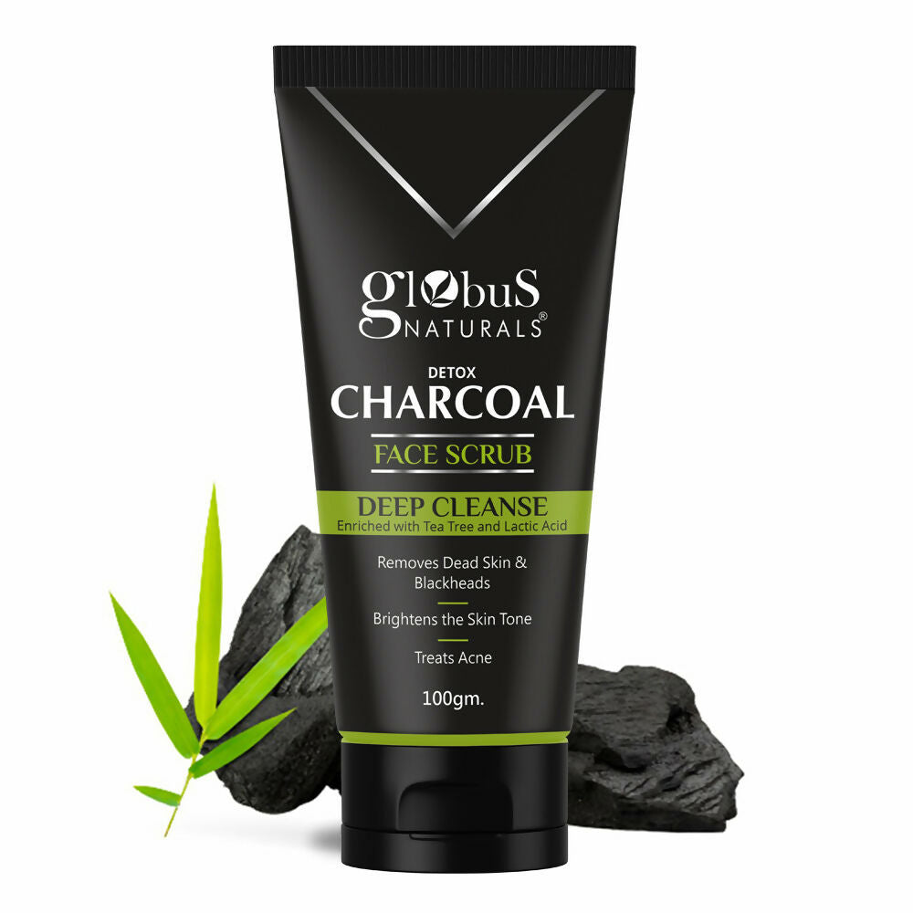 Globus Naturals Charcoal Scrub | Swadesiicart