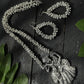 Mominos Fashion Johar Kamal Oxidised Silver-Plated Brass Finish Radha Kishan Long Necklace For Women | Swadesiicart