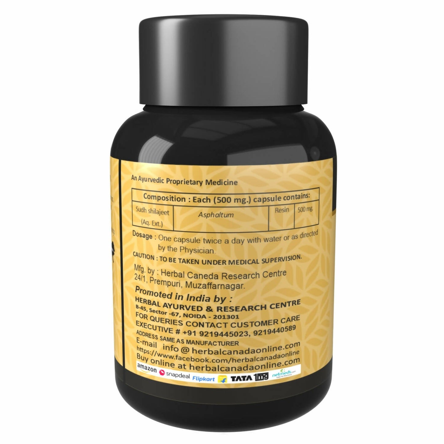Herbal Canada Pure SJ Extract Capsules - Swadesiicart
