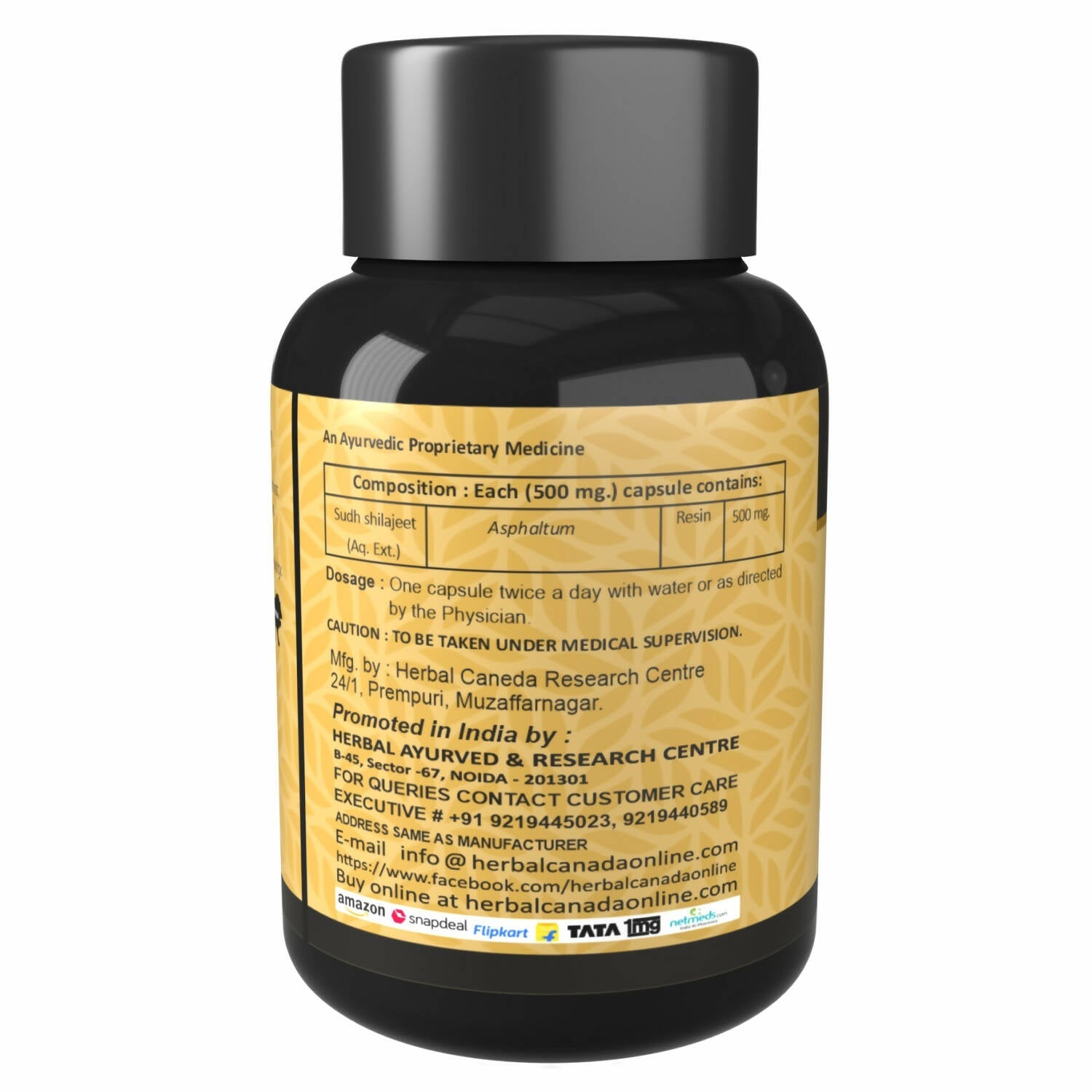 Herbal Canada Pure SJ Extract Capsules - Swadesiicart
