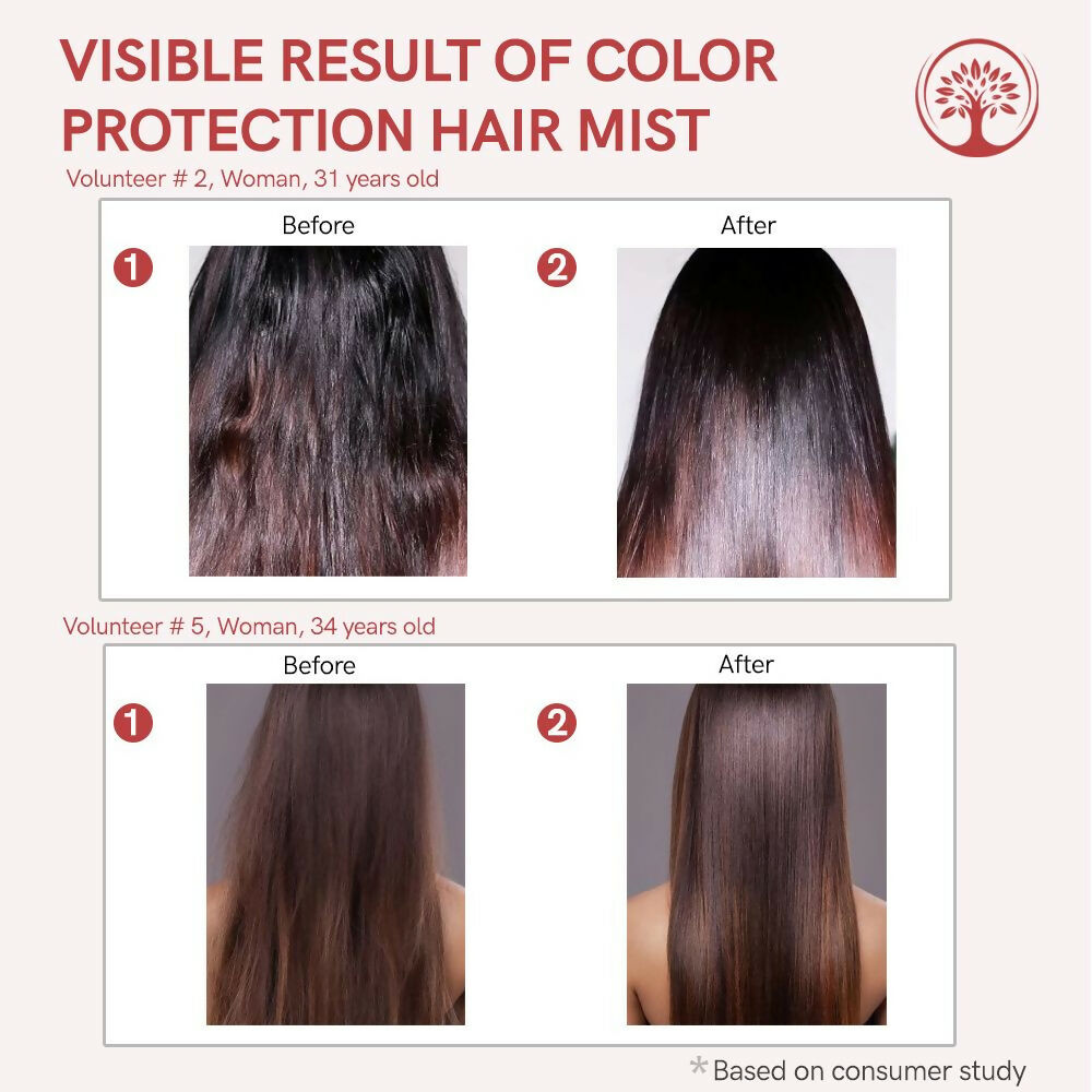 Ivory Natural Color Protection Hair Mist - Locks In Vibrant Hues, Adds Luminous Shine | Swadesiicart