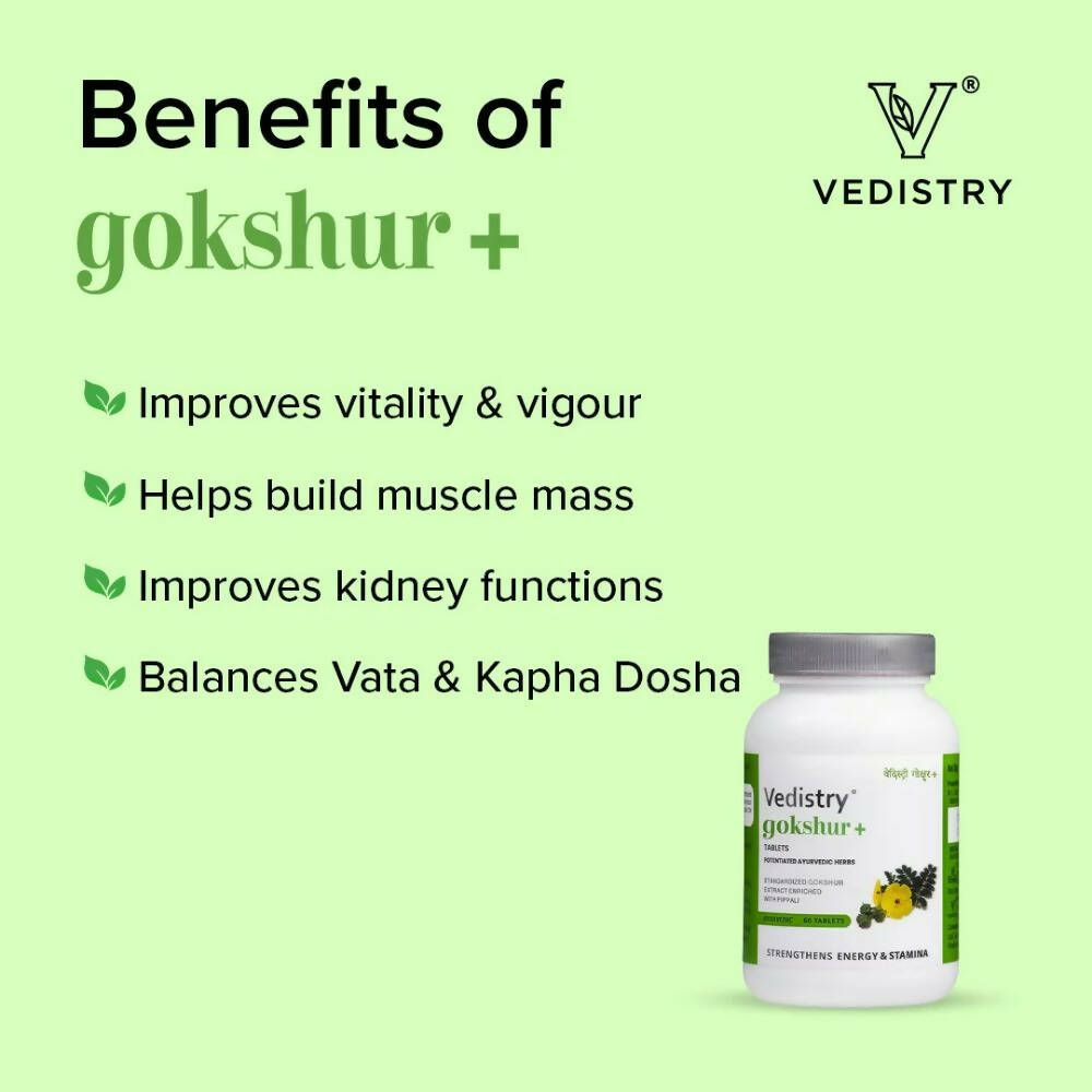 Vedistry Gokshur Tablets - Swadesiicart