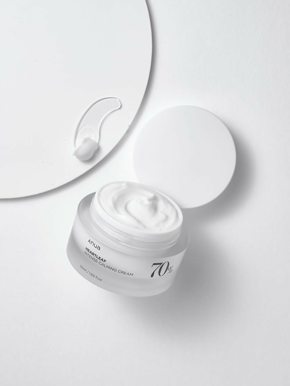 Anua Heartleaf 70 Intense Calming Cream With Ceramide, Panthenol, Heartleaf Extract - Korean Skincare | Swadesiicart