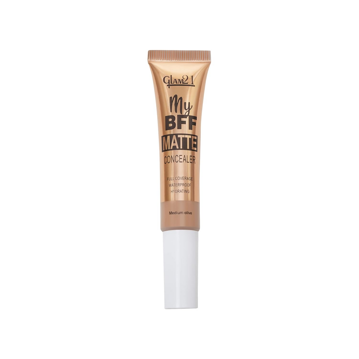 Glam21 My BFF Matte Liquid Concealer For All Skin Tone Matte Finish - Medium Olive - Swadesiicart