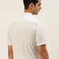 Ramraj Cotton Mens Half Sleeve Formal Poly Cotton White Shirt | Swadesiicart