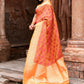 Joban Fashion Tangent Banarasi Katan Pure Handloom Banarasi Silk Saree | Swadesiicart