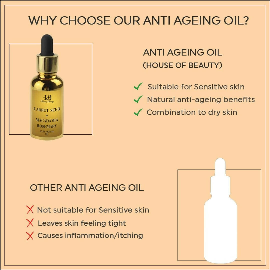 House Of Beauty Anti Ageing Oil - Swadesiicart