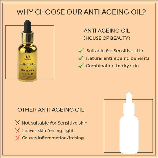 House Of Beauty Anti Ageing Oil - Swadesiicart