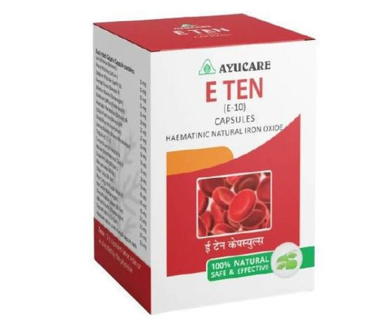 Ayucare E Ten (E-10) Capsules | Swadesiicart