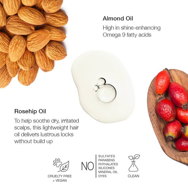 Anomaly by Priyanka Chopra Hair And Scalp Oil With Almond and Rosehip Oil, Adds Shine, Fast Absorbing | Swadesiicart