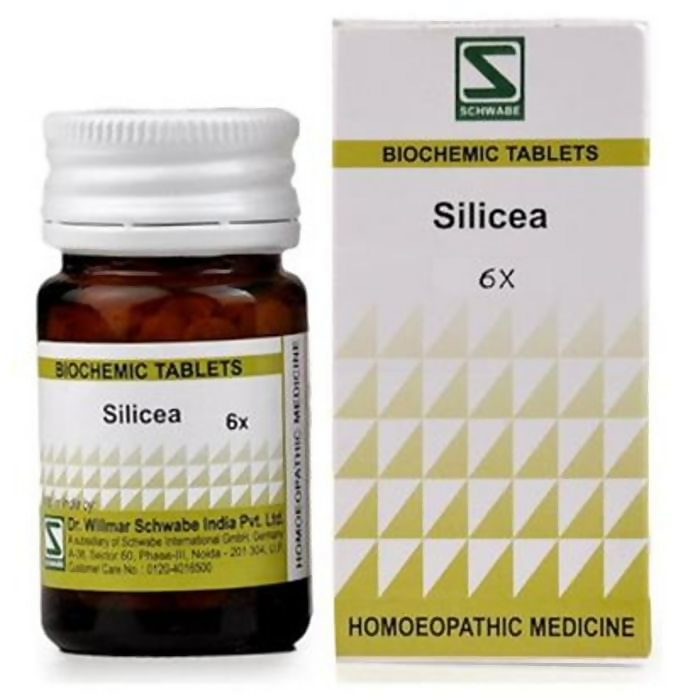 Dr. Willmar Schwabe India Silicea Biochemic Tablets - Swadesiicart