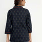 Miravan Women's Blue Printed Indigo Kurti - Swadesiicart