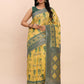 Shree Shyam Fashion Linen Cotton Yellow Saree