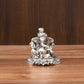 International Gift Silver Plated Pagdi Ganesh God Idol