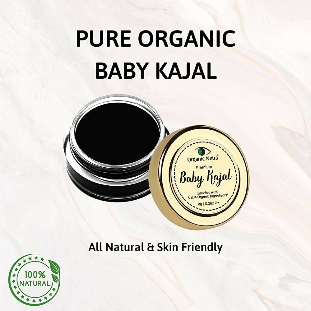 Organic Netra Baby Kajal Water Resistant - Swadesiicart