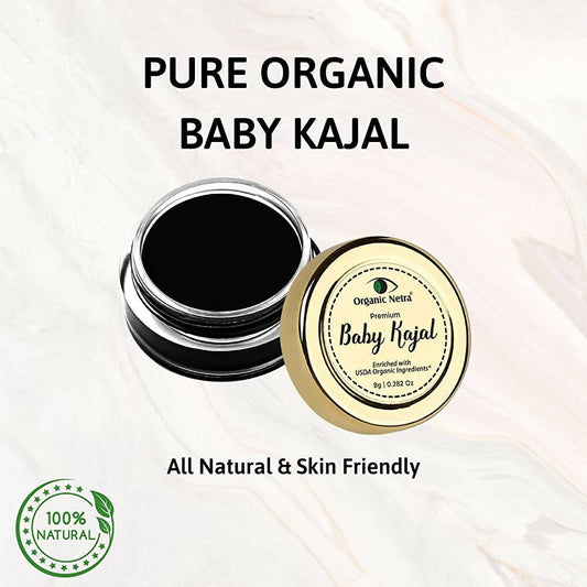 Organic Netra Baby Kajal Water Resistant - Swadesiicart