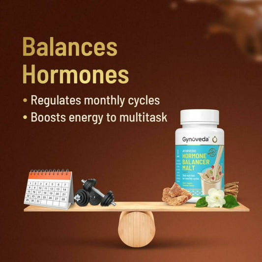 Gynoveda Hormone Balancer Malt With Ragi & Jaggery | Swadesiicart